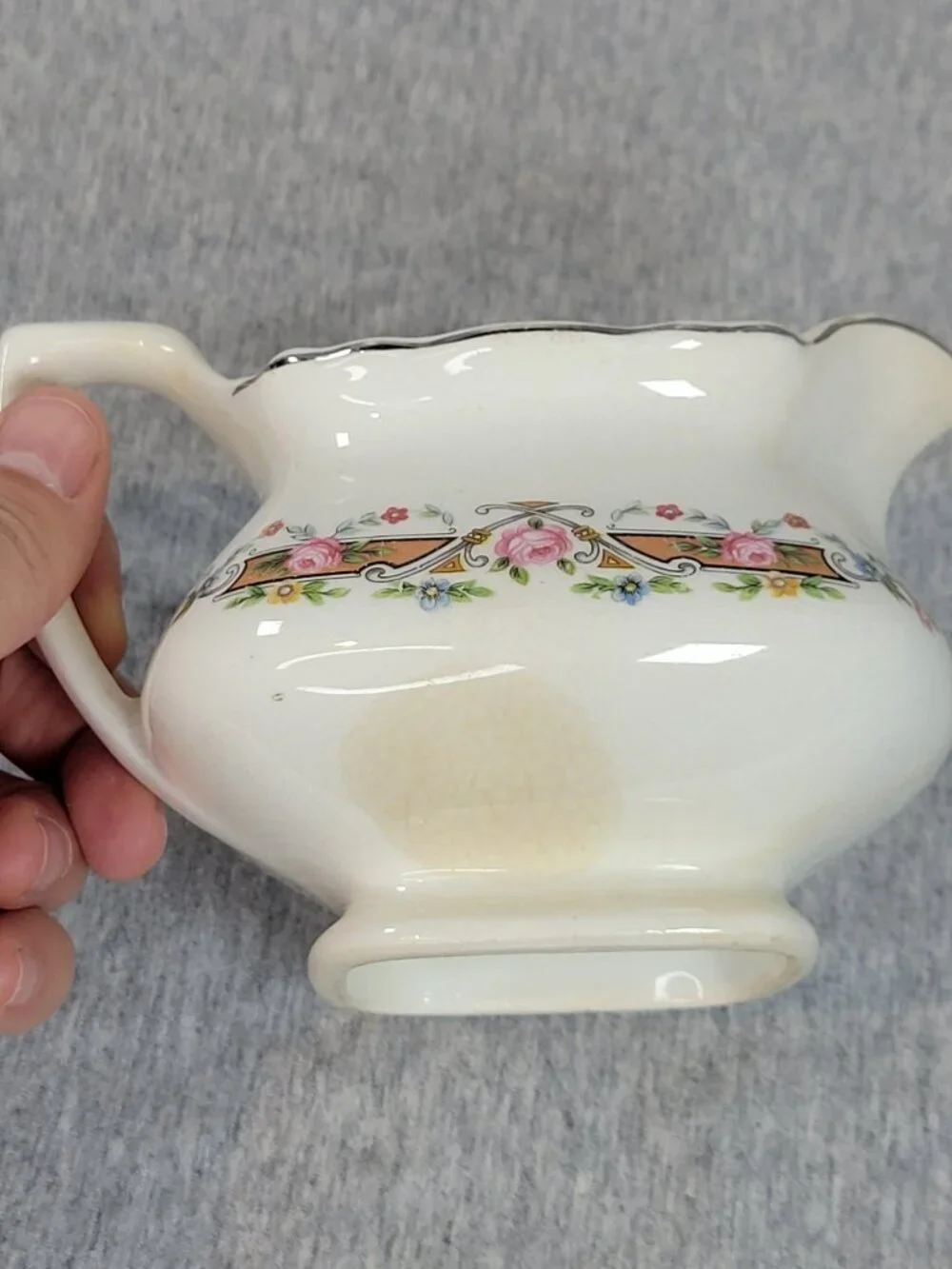 Vintage 1930's Lido W.S. George Pottery Co. Creamer Made in USA